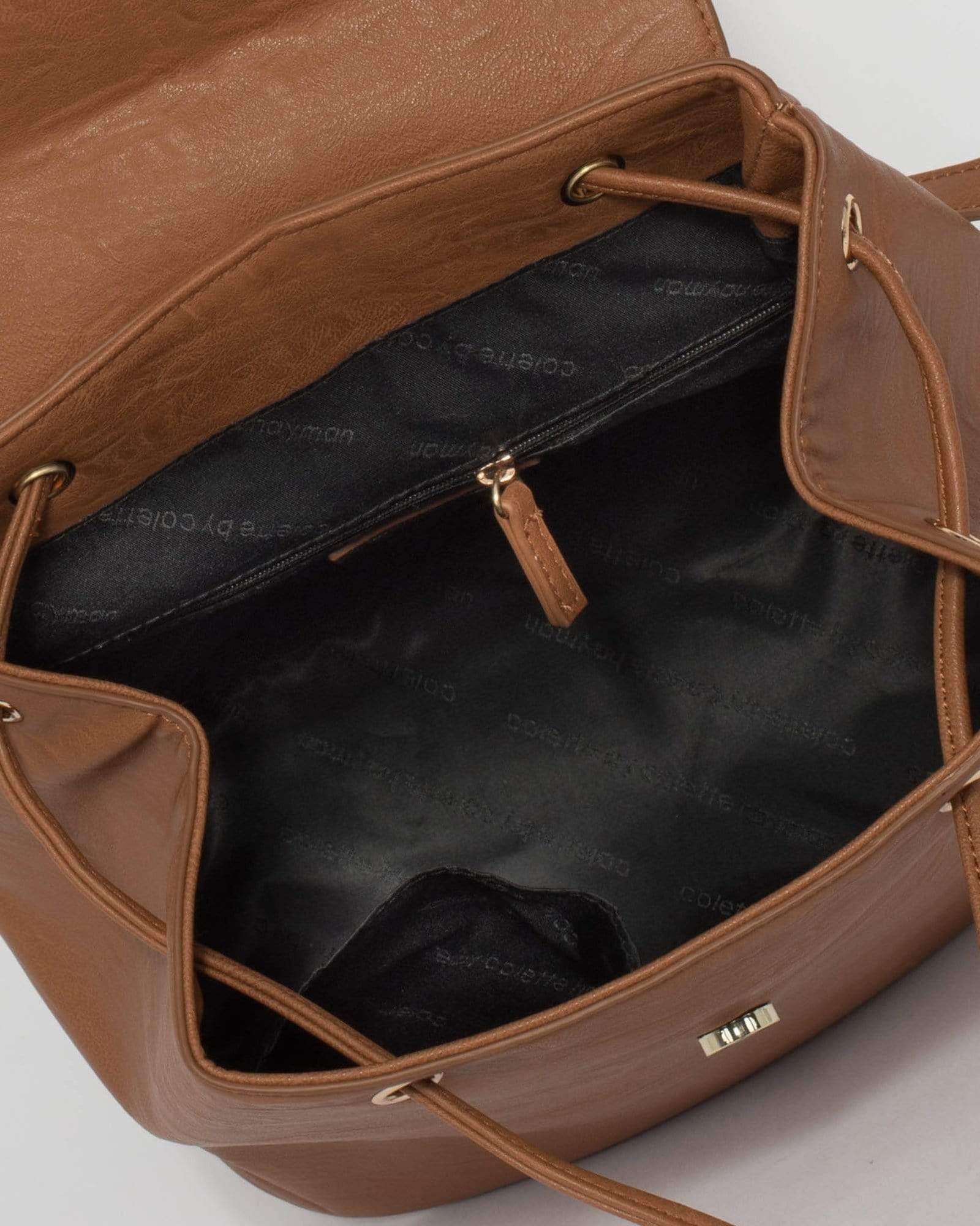 Tan Avalon Backpack sold by Collete Hayman product image thumbnail 5