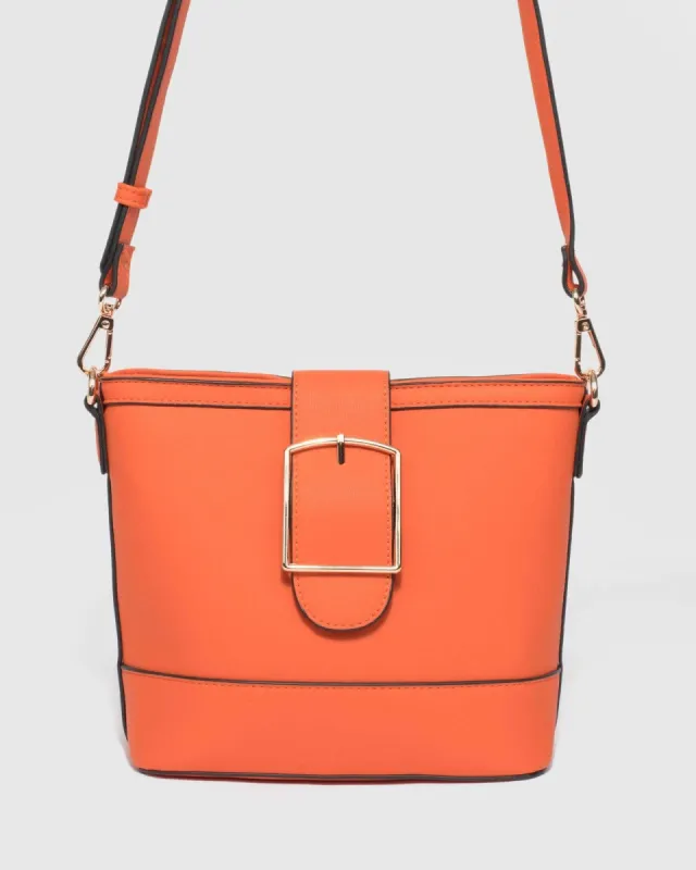 Orange Camilla Zip Crossbody Bag sold by Collete Hayman