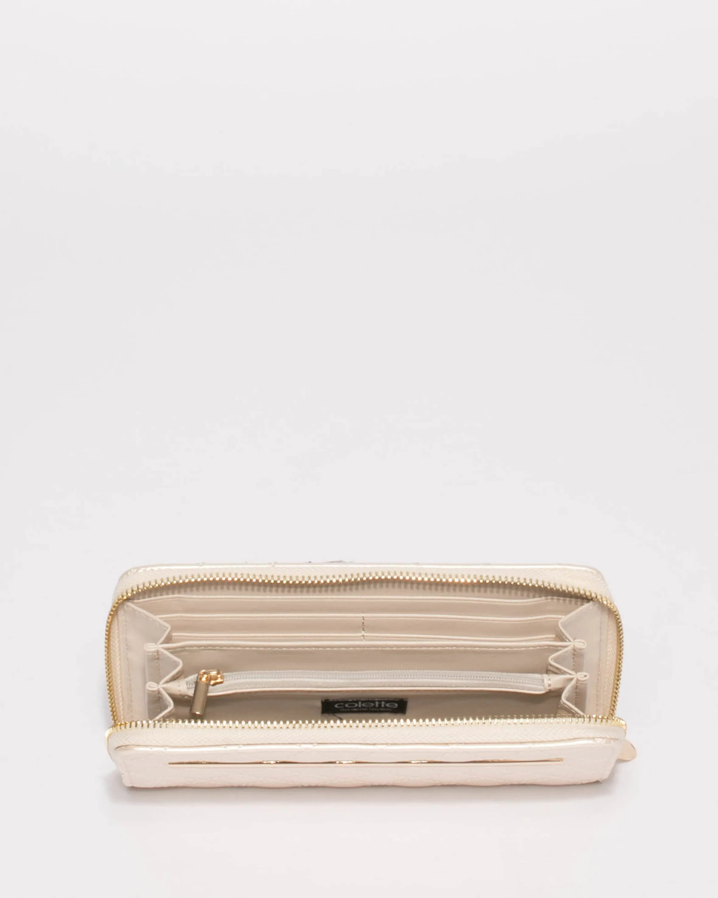 Ivory Nina Quilted Wallet sold by Collete Hayman product image thumbnail 2