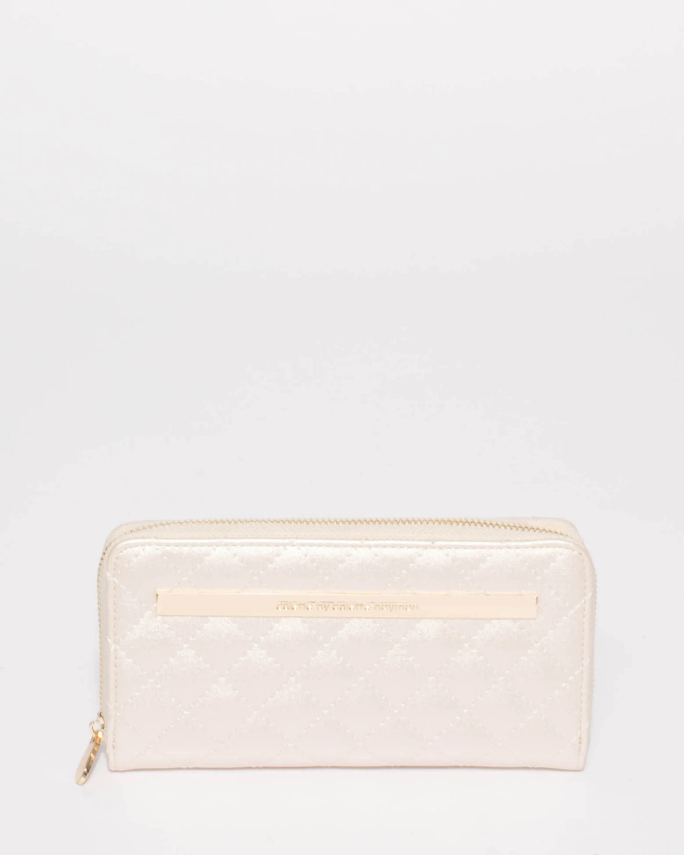 Ivory Nina Quilted Wallet sold by Collete Hayman
