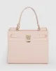 Pink Stephanie Square Lock Tote Bag sold by Collete Hayman