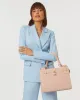 Pink Stephanie Square Lock Tote Bag sold by Collete Hayman