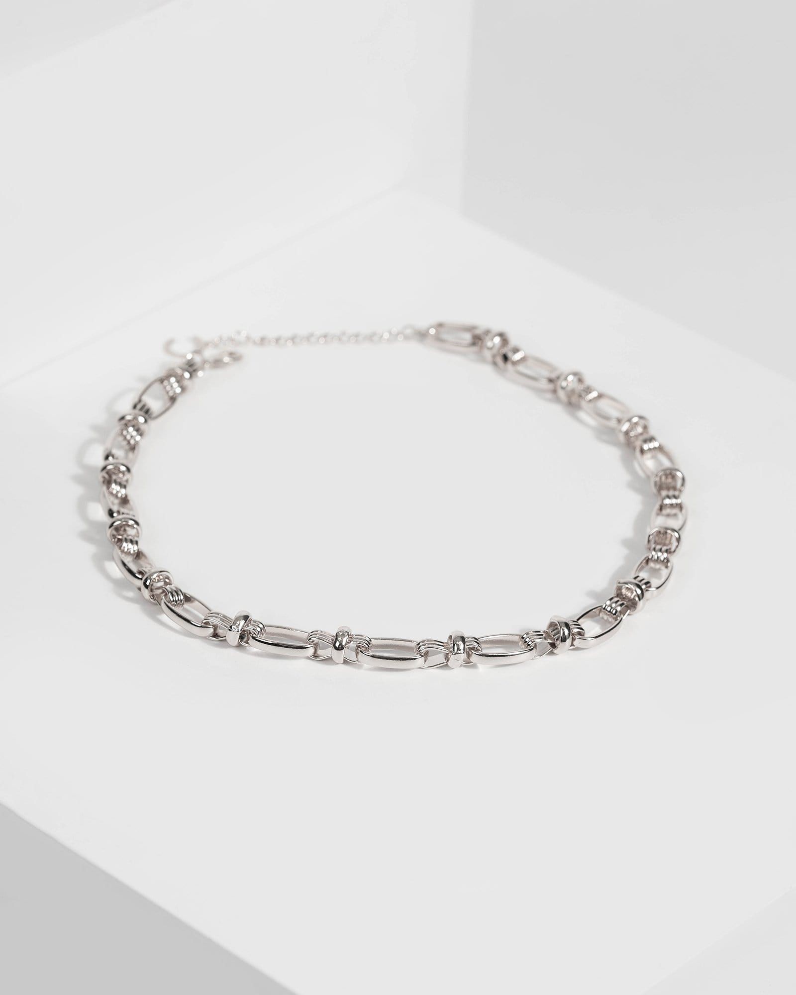 Silver Chunky Link Chain Necklace sold by Collete Hayman