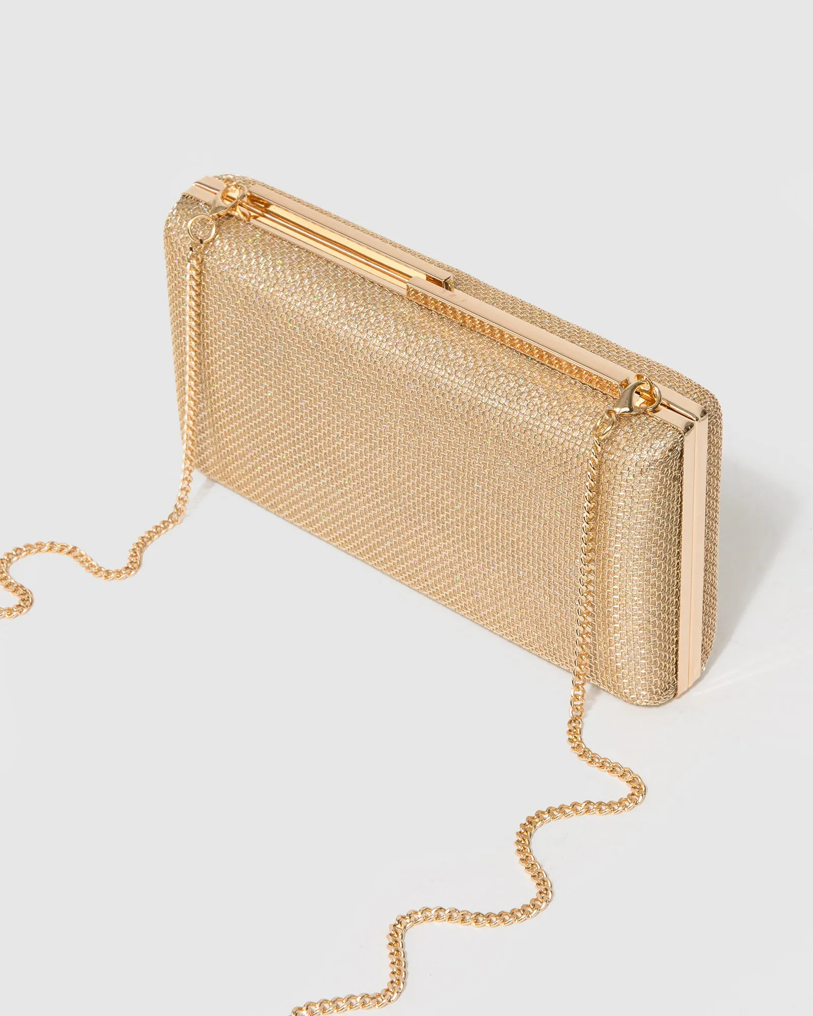 Gold Lulu Clutch Bag sold by Collete Hayman product image thumbnail 5