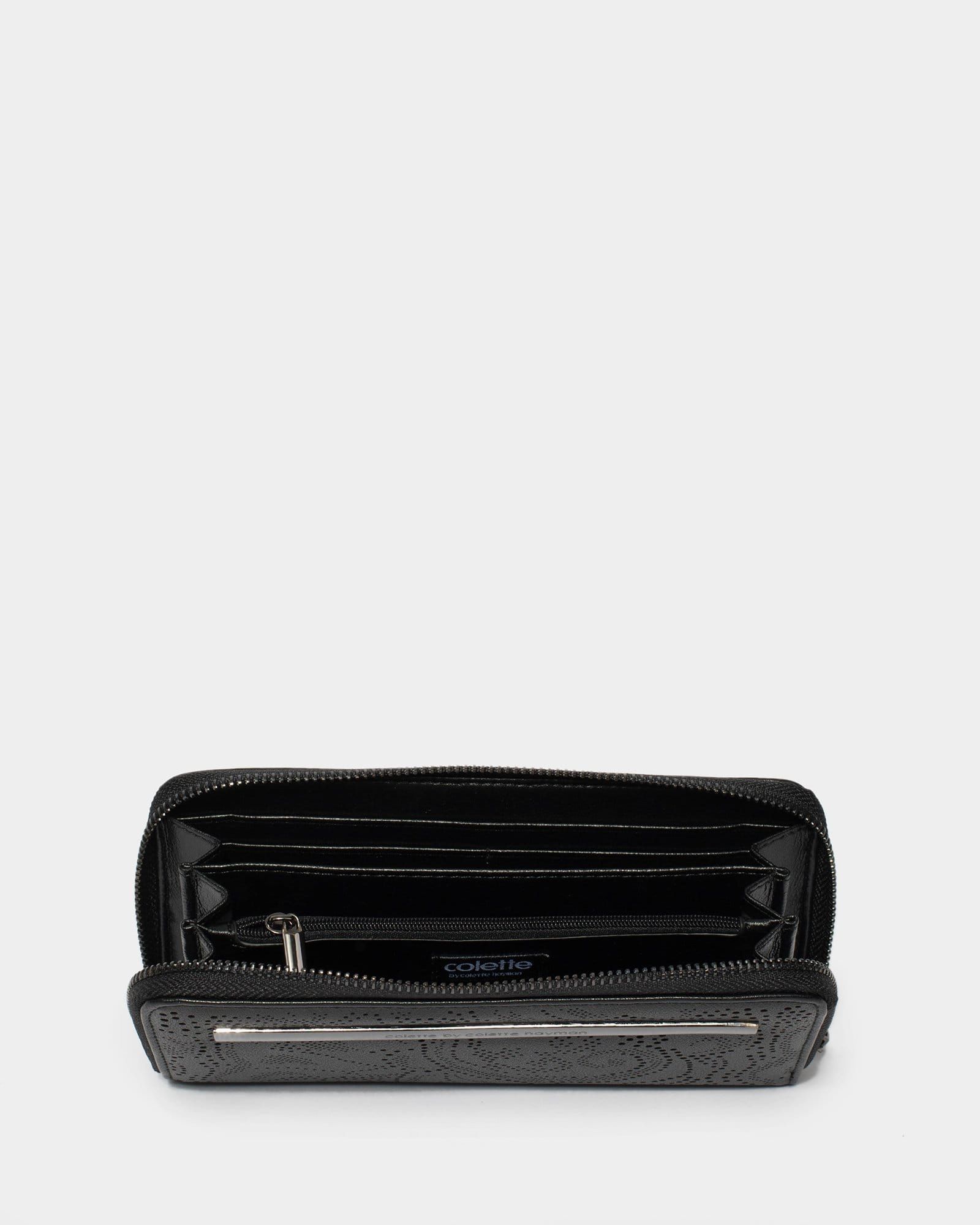 Black Gina Punchout Wallet sold by Collete Hayman product image thumbnail 2