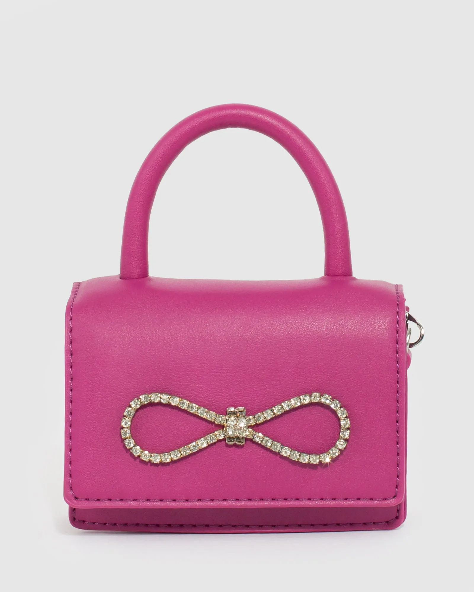 Pink Isabella Bow Mini Bag sold by Collete Hayman