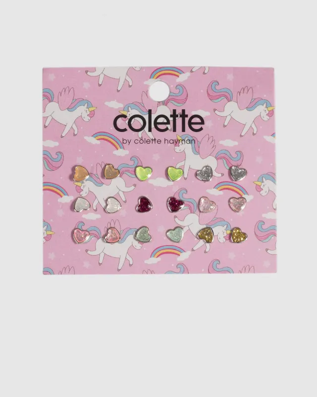Multi Mini Heart Stud Earrings sold by Collete Hayman