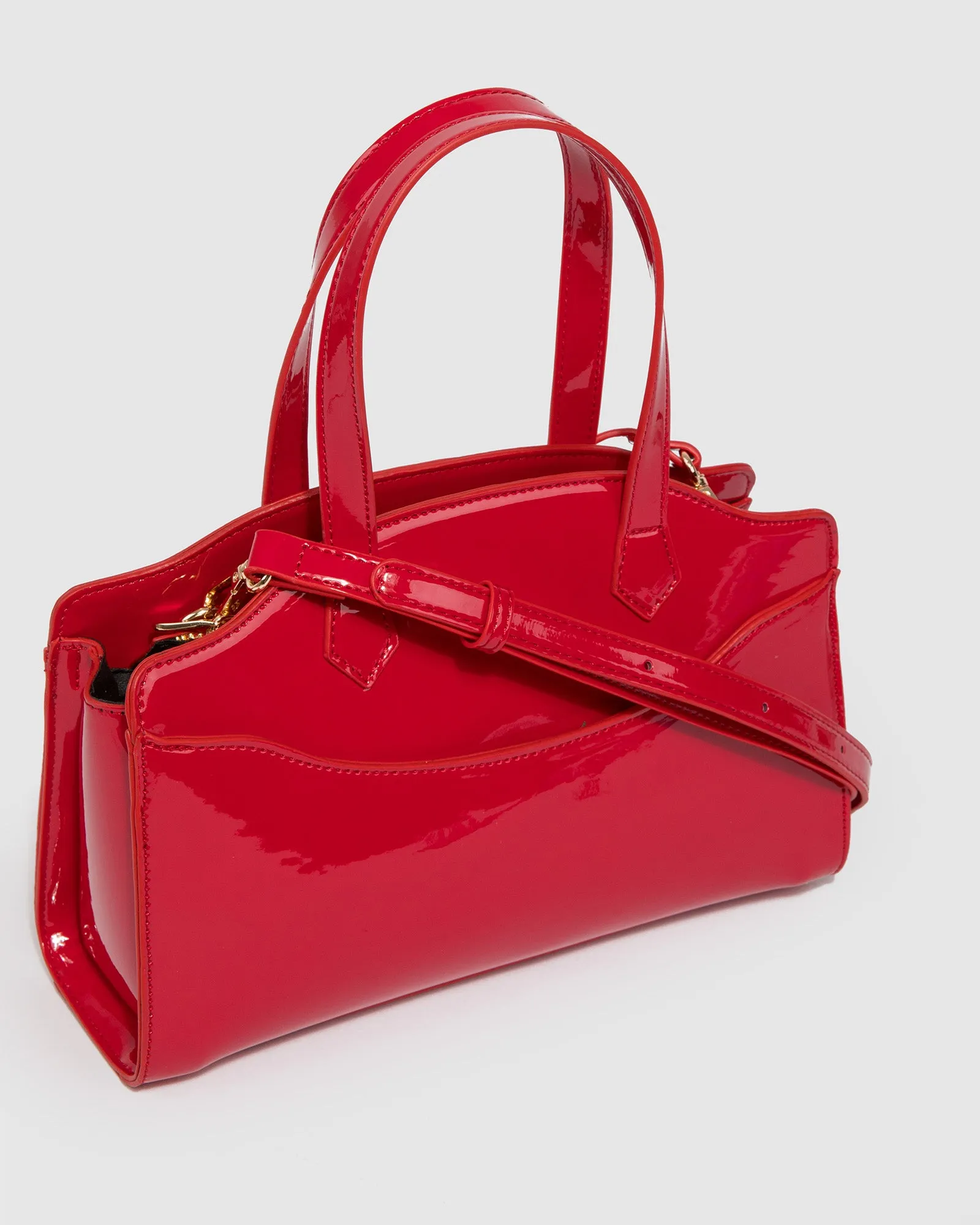 Red Lila Medium Tote Bag sold by Collete Hayman product image thumbnail 3