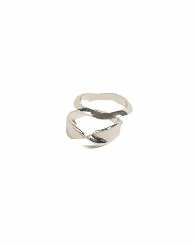 Silver Metal Twist Ring Pack - Medium sold by Collete Hayman