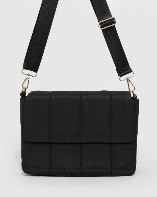 Halia Quilt 2.0 Black Crossbody Bag sold by Collete Hayman