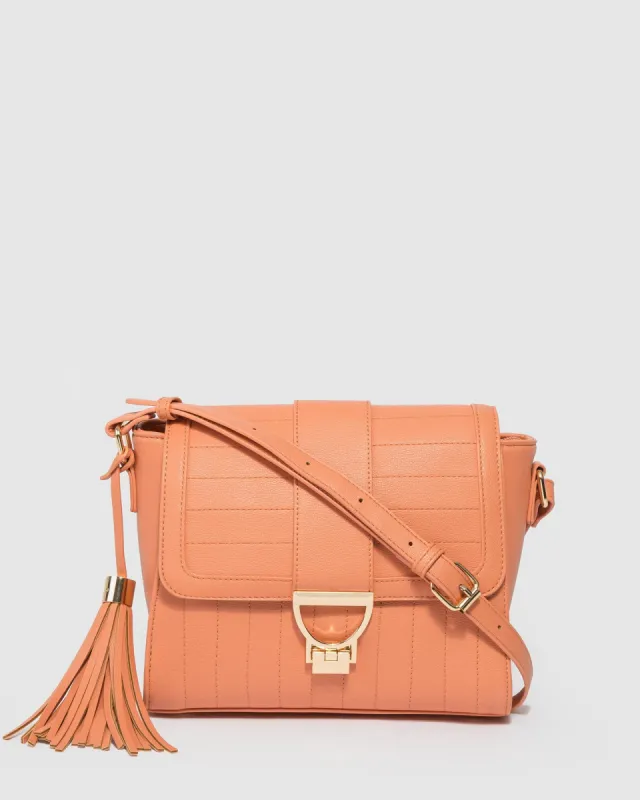 Orange Dianna Crossbody Bag sold by Collete Hayman