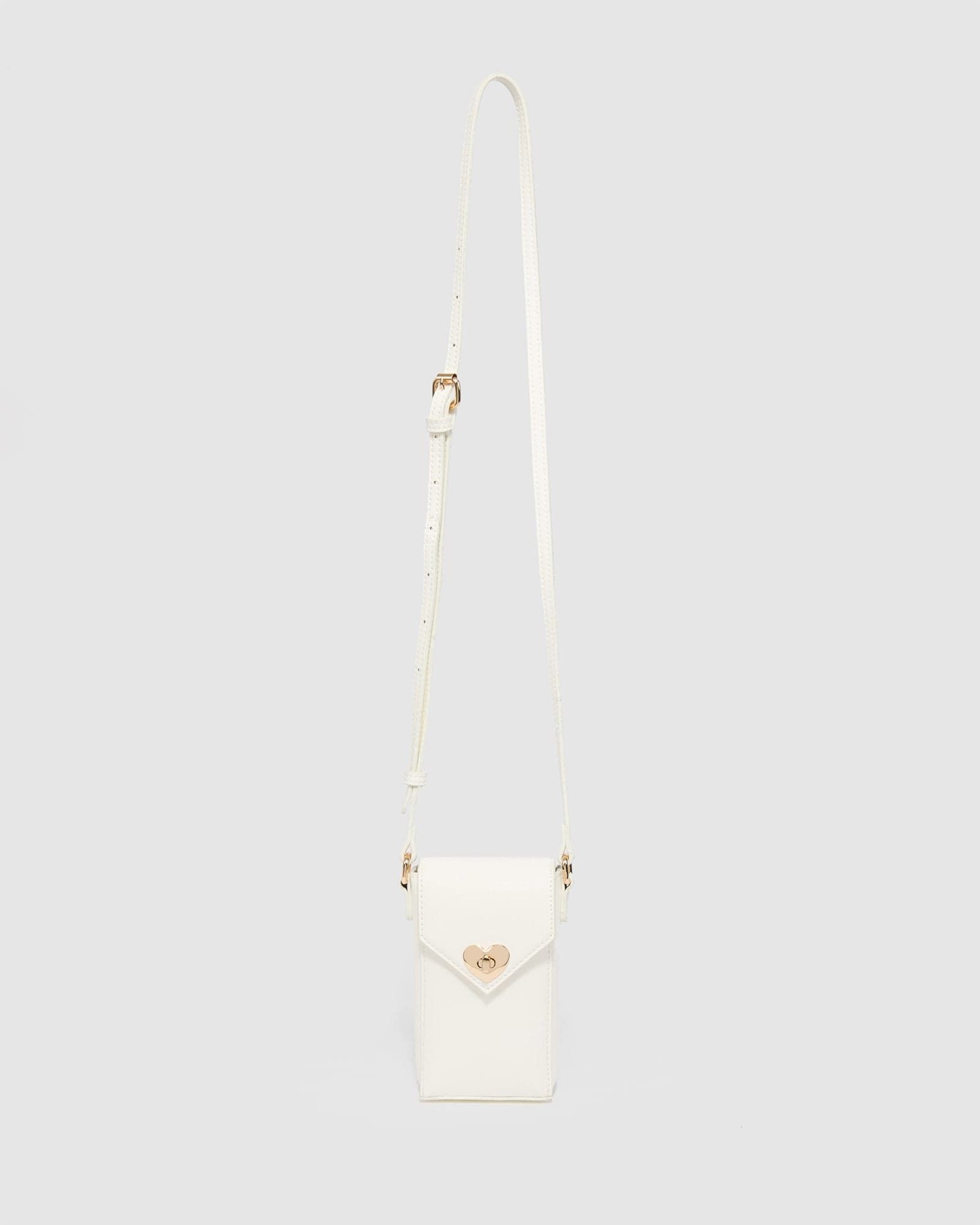 White Abby Mobile Crossbody Phone Bag sold by Collete Hayman product image thumbnail 4