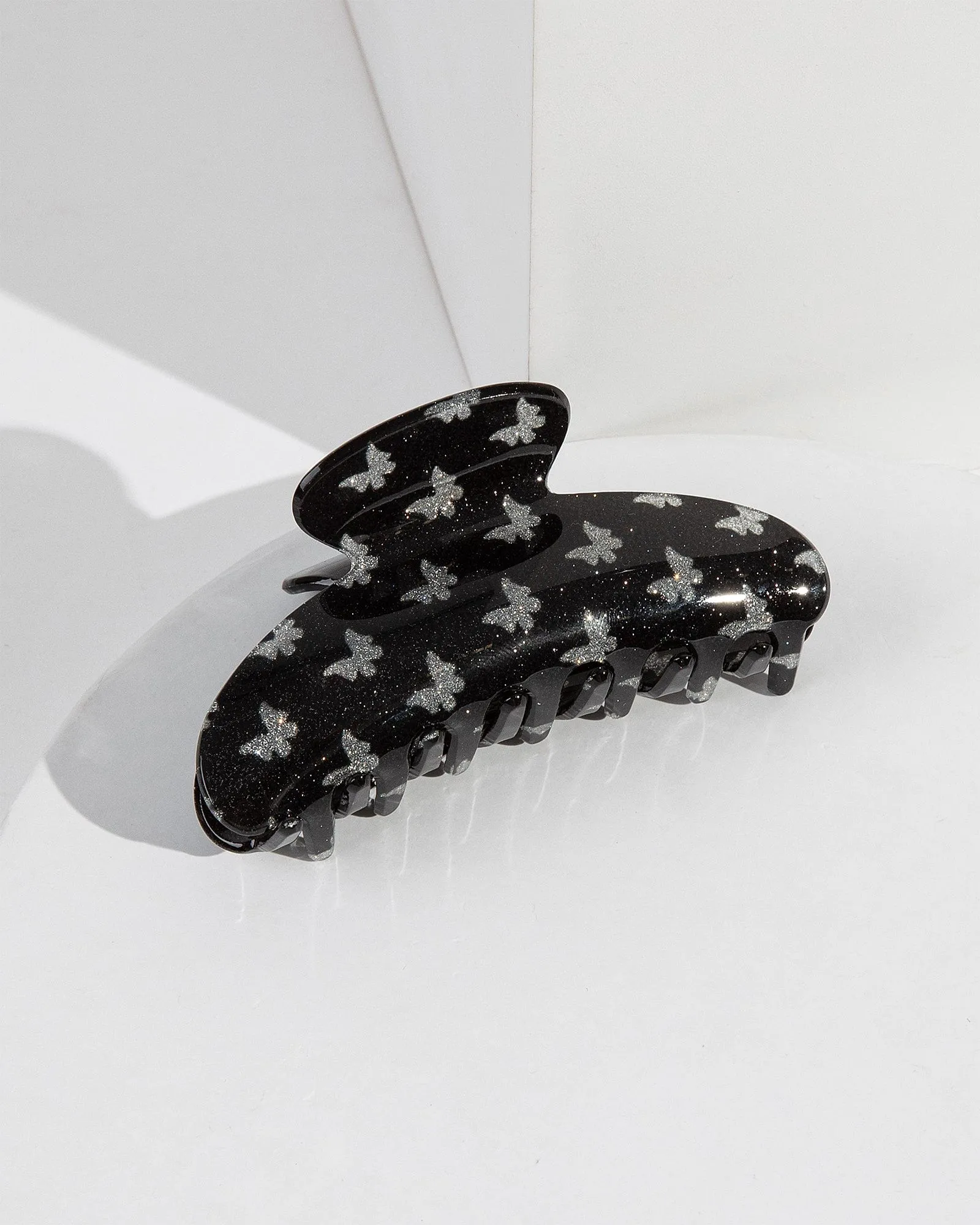 Black Butterfly Print Claw Clip sold by Collete Hayman