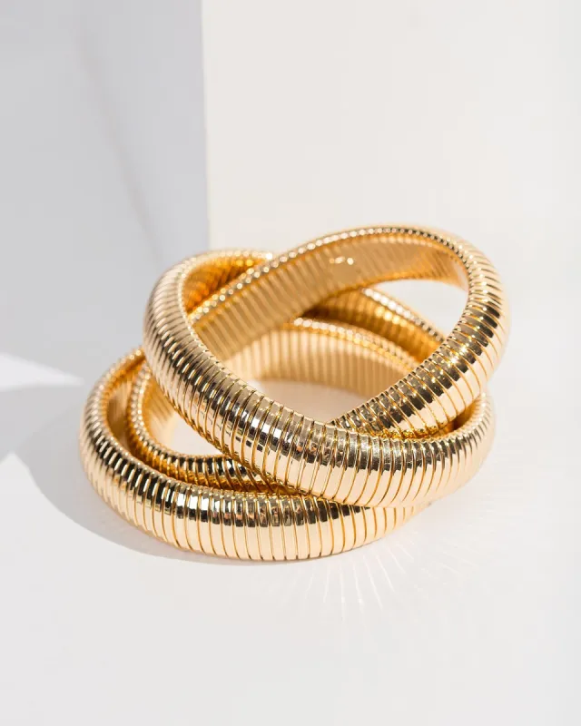 Gold Ultra Chunky Bracelet Pack sold by Collete Hayman
