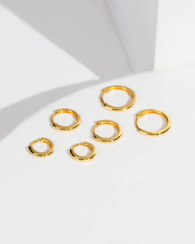 Gold Various Crystal Stud Earring Pack sold by Collete Hayman