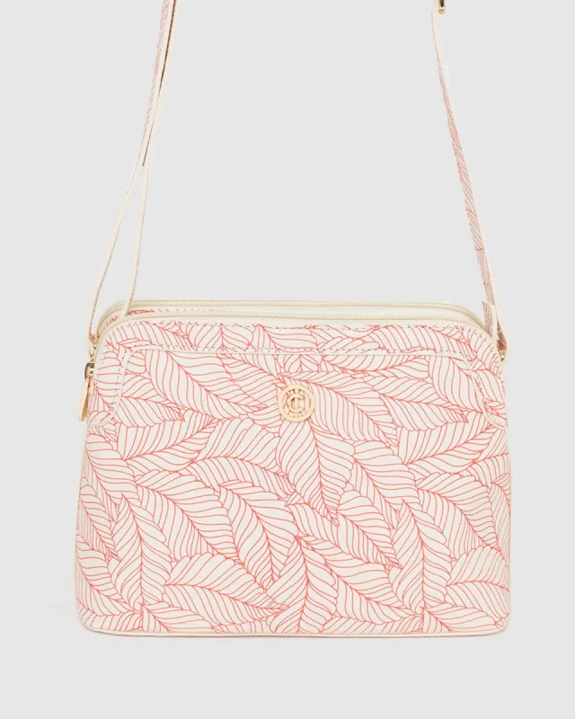 Leaf Print Joanna Crossbody Bag sold by Collete Hayman
