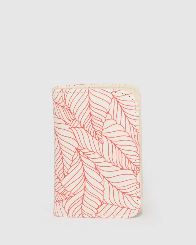 Leaf Print CC Purse made by Collete Hayman
