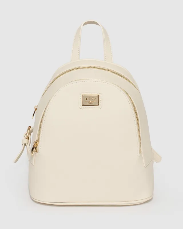 Ivory Bridget Backpack sold by Collete Hayman