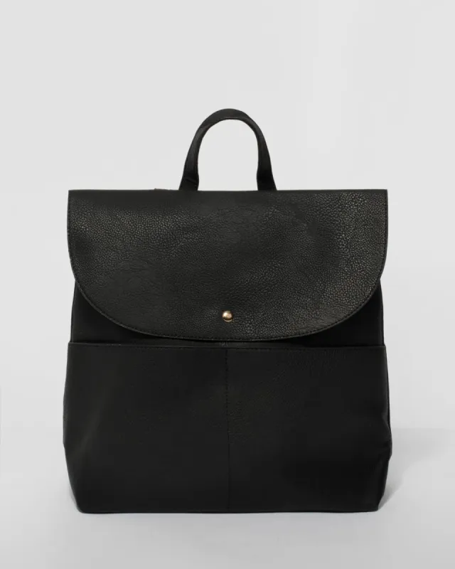 Black Selena Large Backpack sold by Collete Hayman