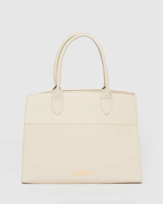 Ivory Tess Large Tote sold by Collete Hayman