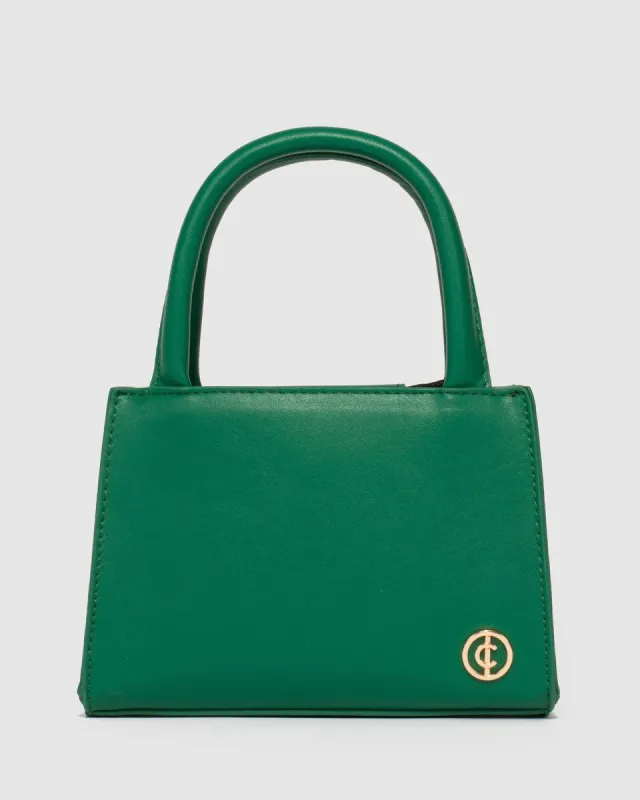 Green Philippa Mini Tote Bag sold by Collete Hayman