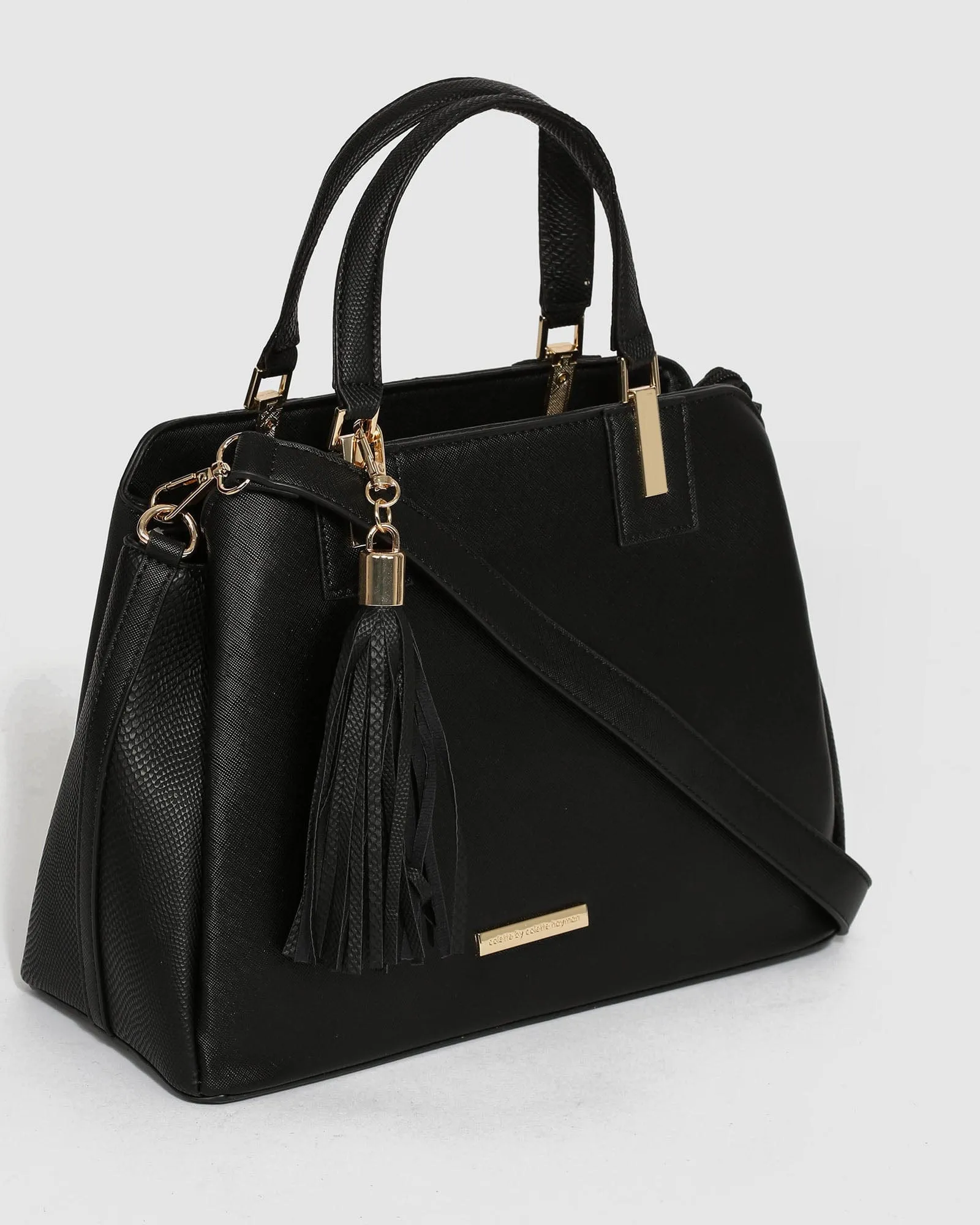 Black Toni Tassel Tote Bag sold by Collete Hayman product image thumbnail 3