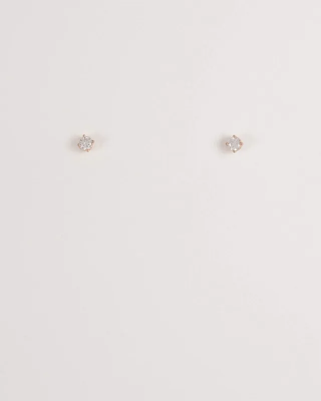 Rose Gold Crystal Claw Stud Earrings sold by Collete Hayman