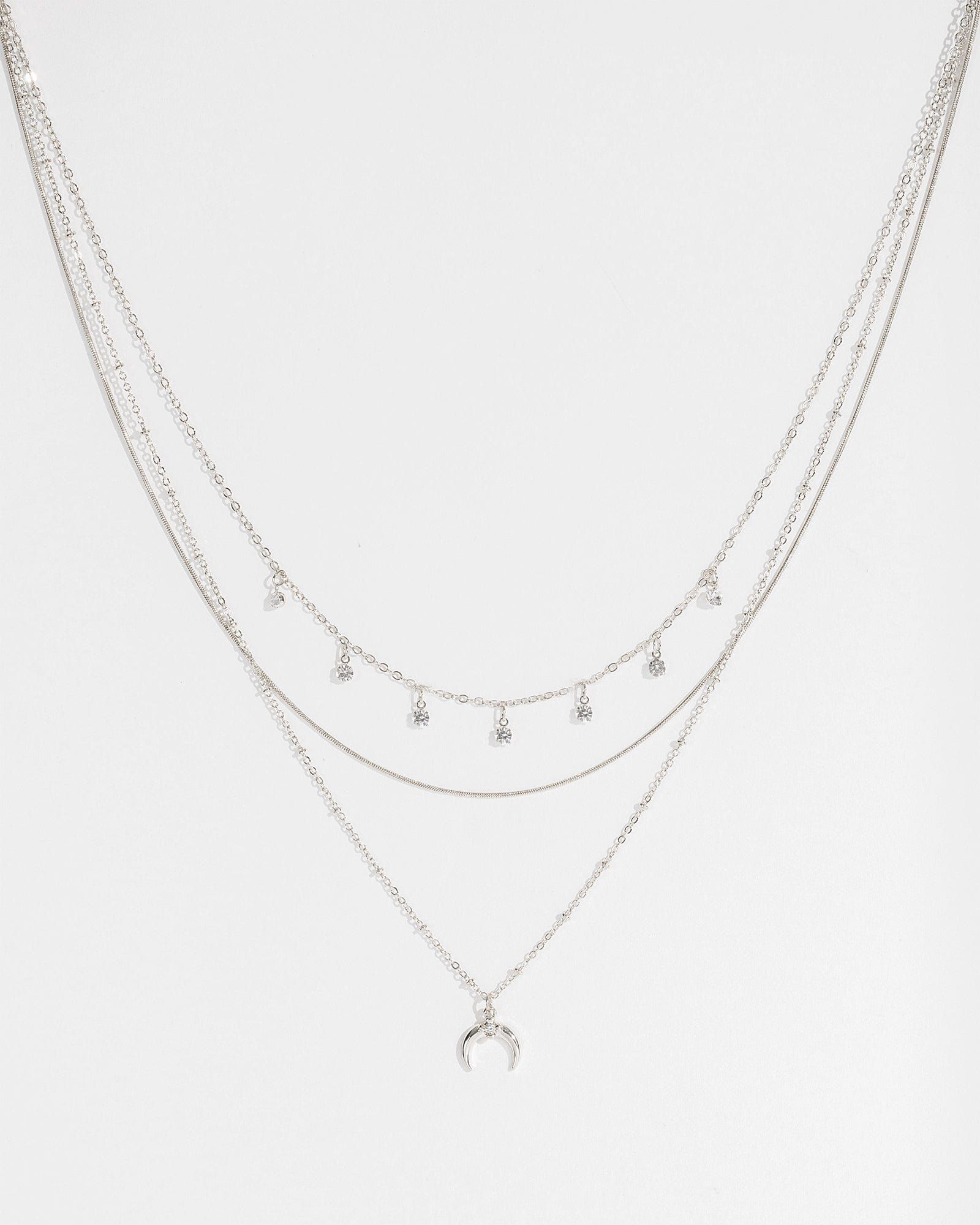 Crystal Horn Detail Necklace Pack sold by Collete Hayman product image thumbnail 2