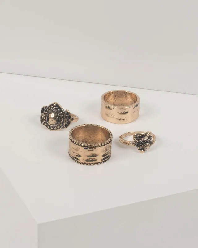 Antique Gold Band Ring Set sold by Collete Hayman