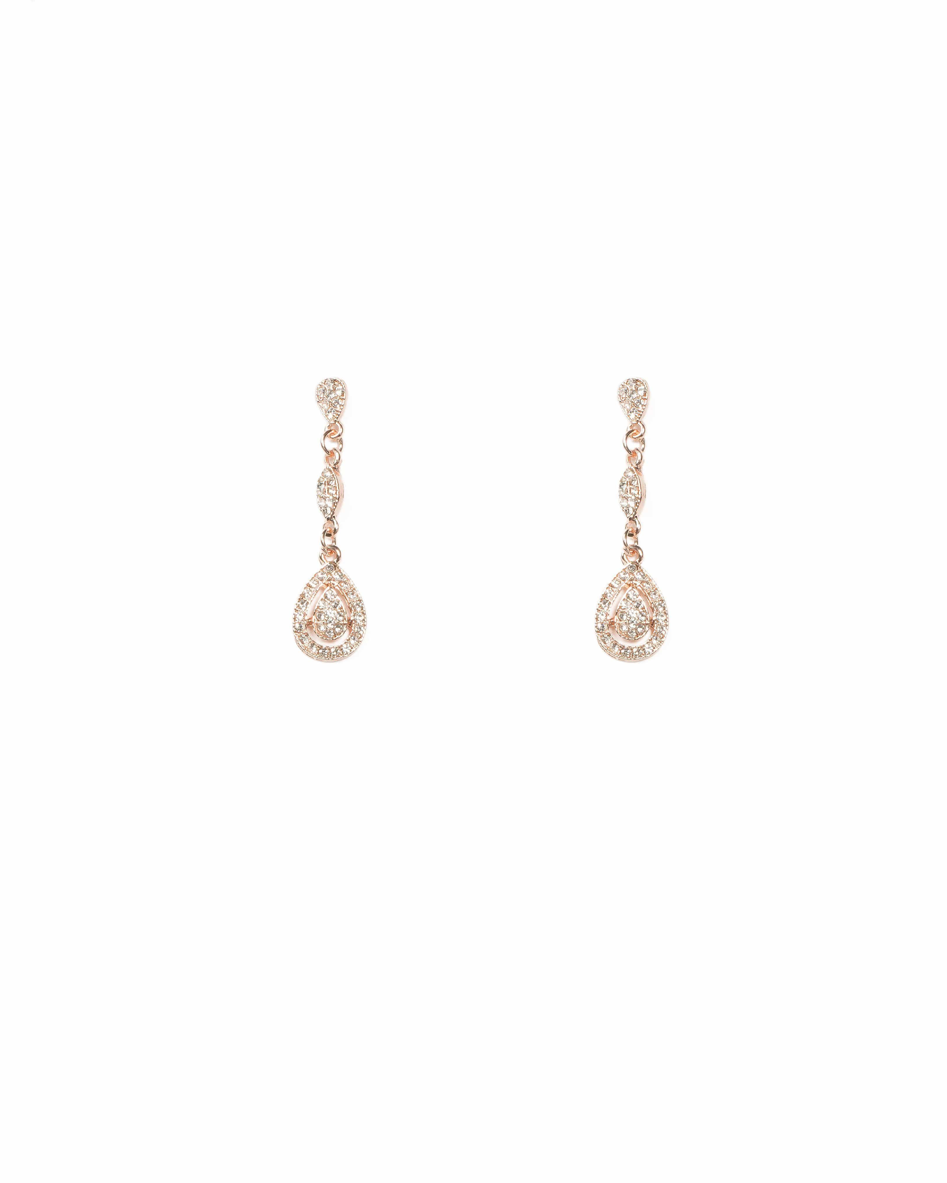 Pave Teardrop Earrings sold by Collete Hayman