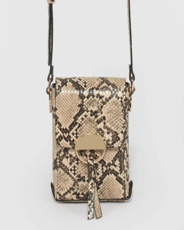 Python Mobile Crossbody Bag sold by Collete Hayman
