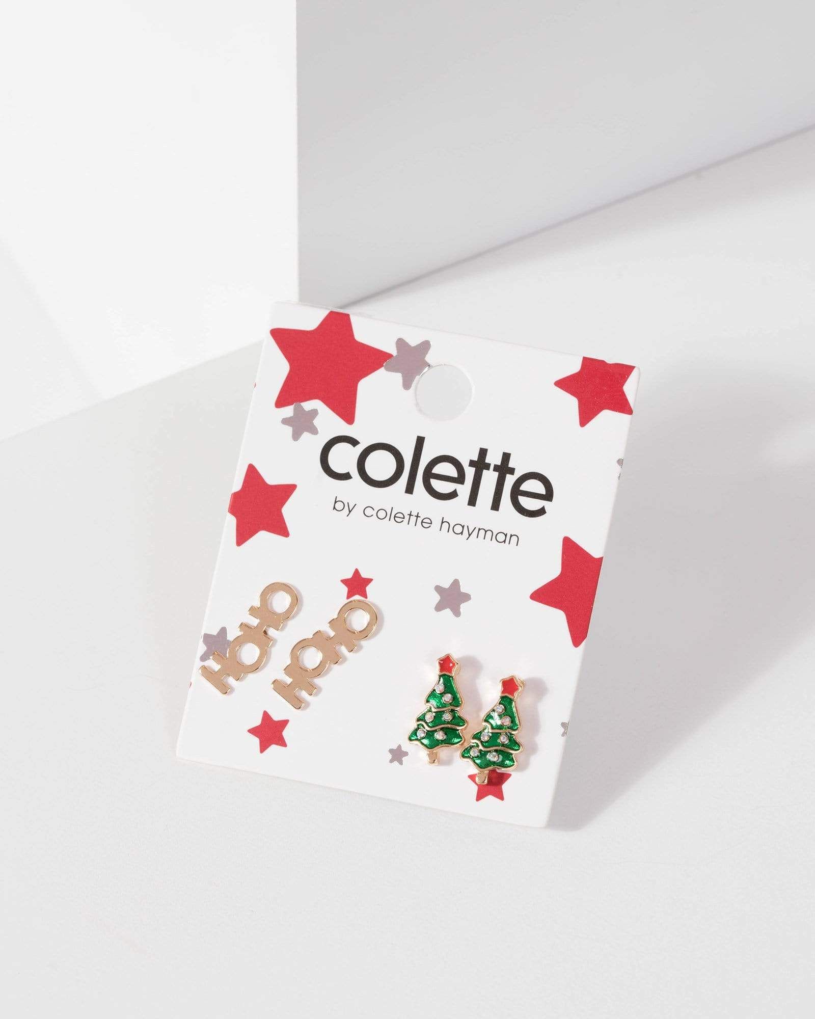 Hoho And Christmas Tree Earrings sold by Collete Hayman product image thumbnail 3