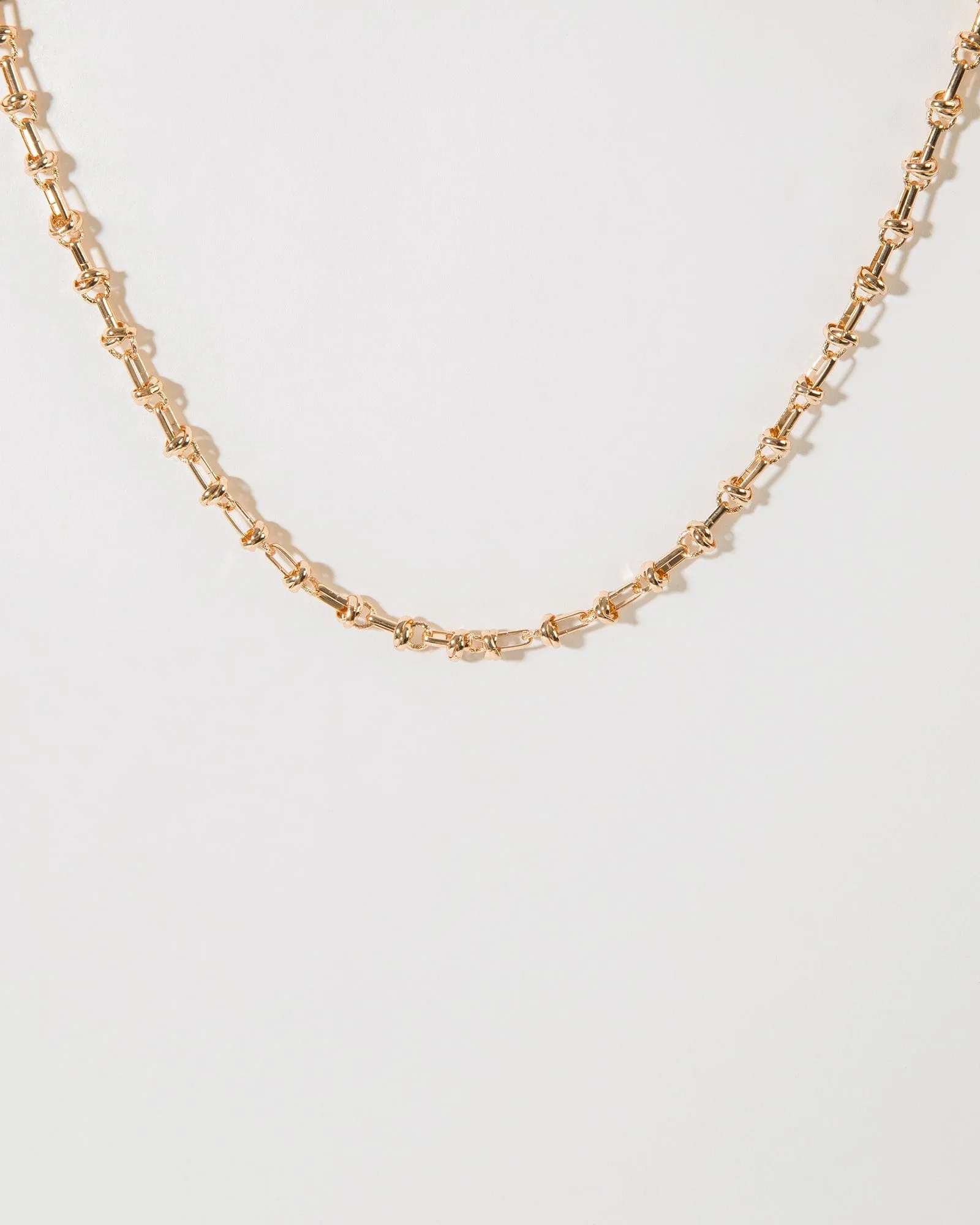 Gold Knotted Chain Necklace sold by Collete Hayman