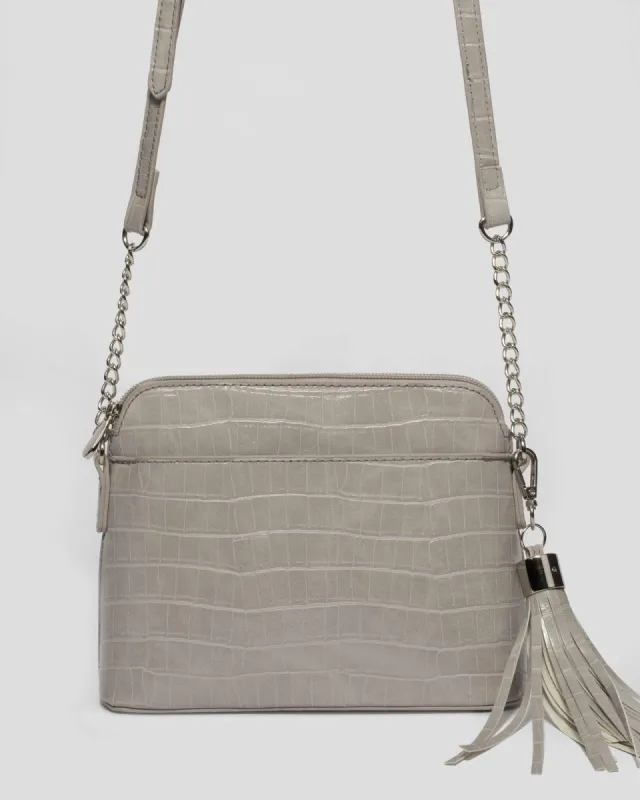 Grey Karen Crossbody Bag sold by Collete Hayman