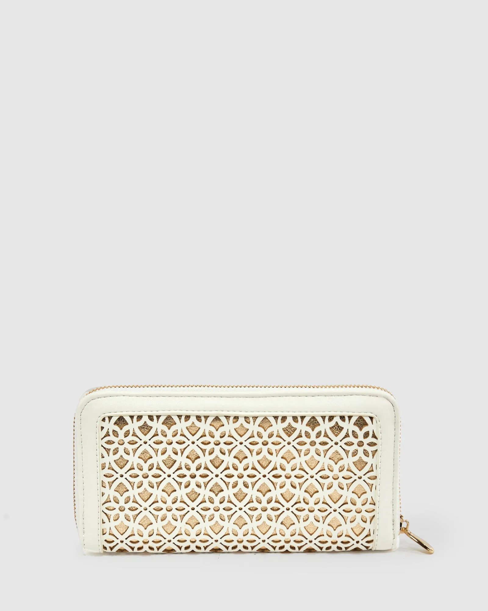 White Jada Lasercut Large Wallet sold by Collete Hayman product image thumbnail 2