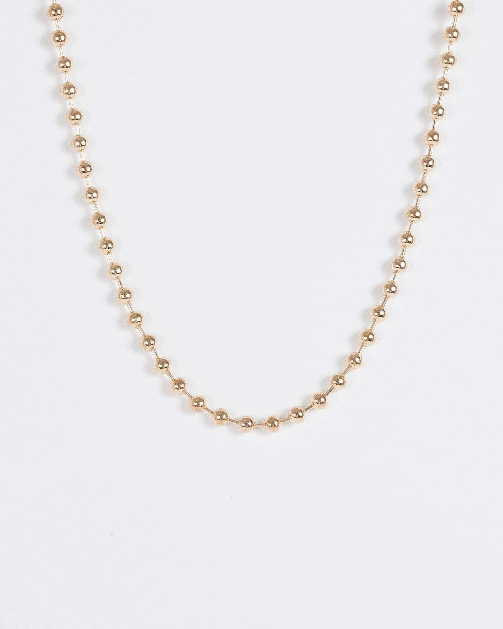 Gold Beaded Short Necklace sold by Collete Hayman