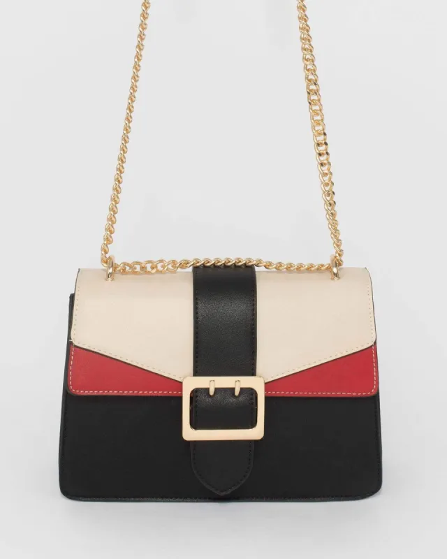 Multicolour Buckle Crossbody Bag sold by Collete Hayman