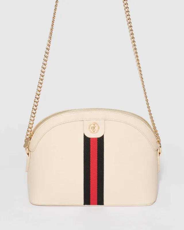 Ivory Raina Logo Crossbody Bag sold by Collete Hayman