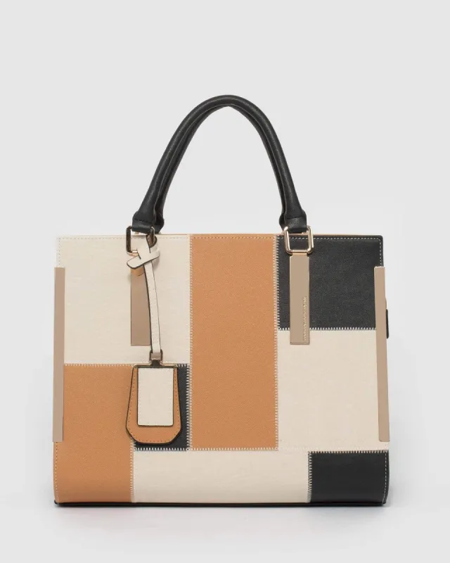 Multi Colour Andrea Large Tote Bag sold by Collete Hayman