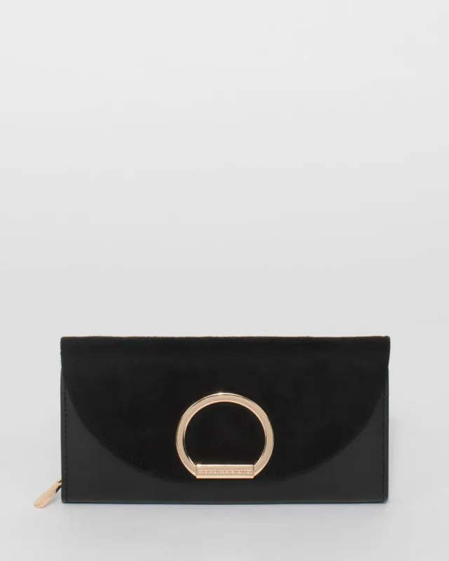 Black Venus Disc Wallet sold by Collete Hayman