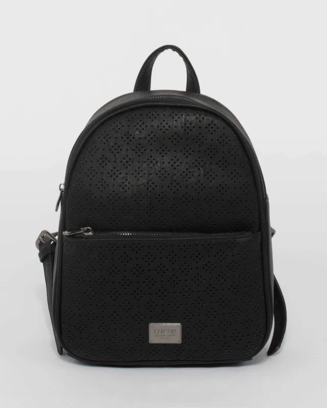 Black Lydia Pocket Backpack sold by Collete Hayman