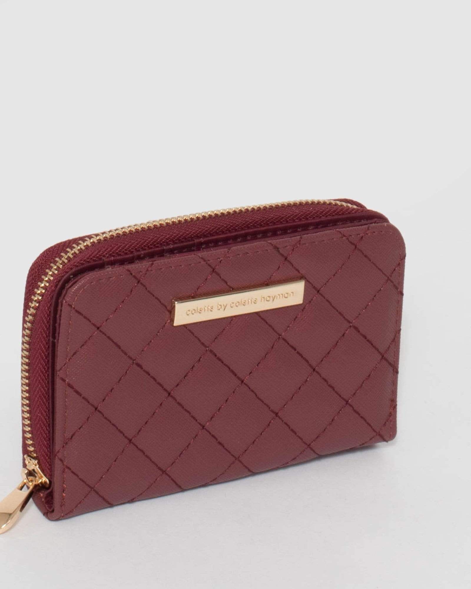 Berry Tiana Quilt Wallet sold by Collete Hayman product image thumbnail 3