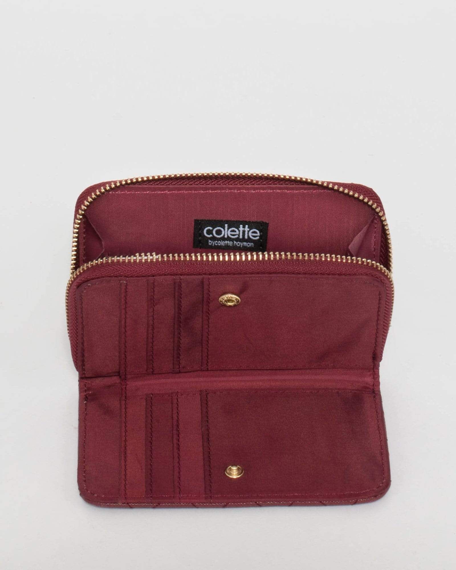 Berry Tiana Quilt Wallet sold by Collete Hayman product image thumbnail 5