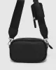 Black And Silver Amalia Webbing Crossbody Bag sold by Collete Hayman