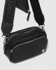 Black And Silver Amalia Webbing Crossbody Bag sold by Collete Hayman