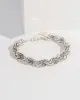 Silver Chunky Twist Chain Bracelet sold by Collete Hayman