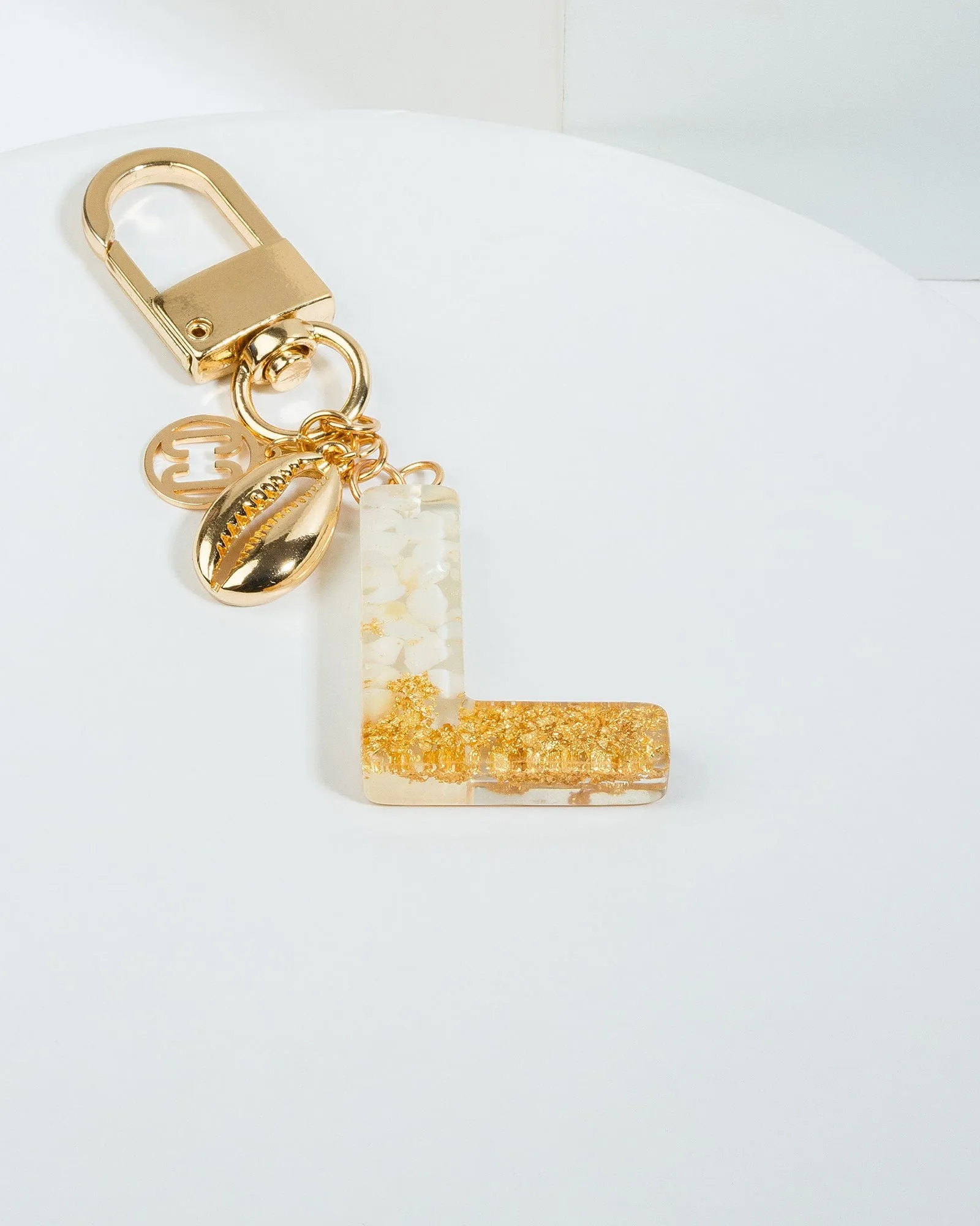 L - Initial Bag Charm Beach sold by Collete Hayman