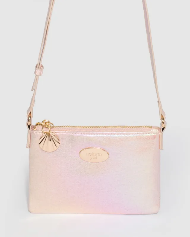 Pink Peta Chain Crossbody Bag sold by Collete Hayman
