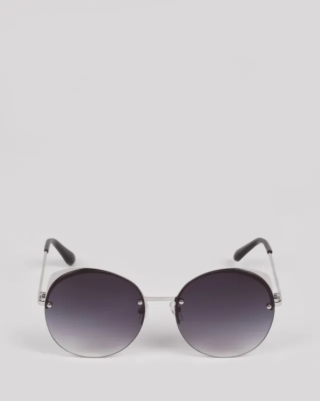 Silver Mirror Top Frame Sunglasses sold by Collete Hayman