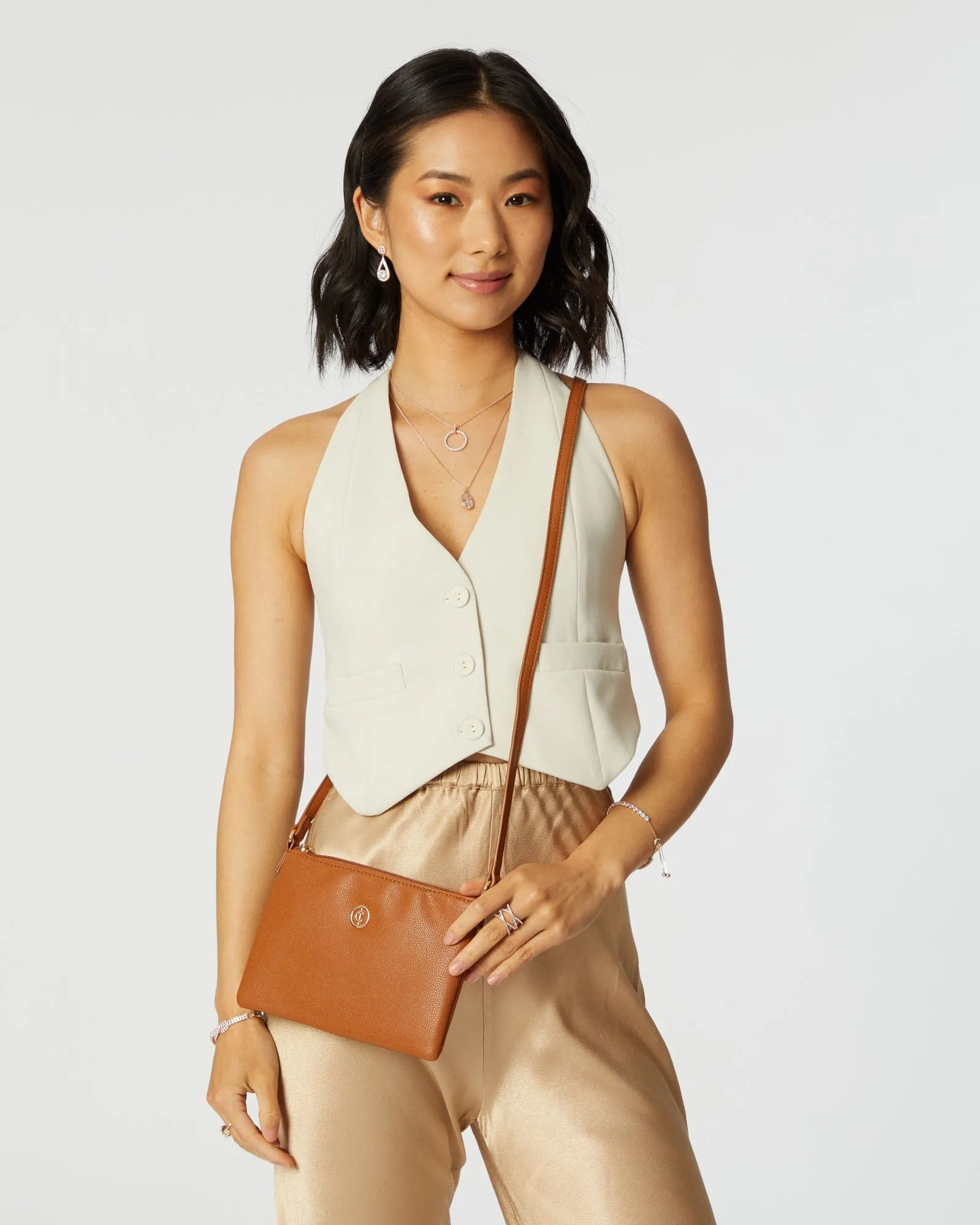 Tan Peta Crossbody Bag sold by Collete Hayman product image thumbnail 2